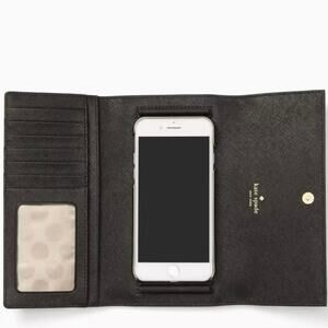 Kate Spade Black Kate Spade IPHONE 7/8 LEATHER WALLET